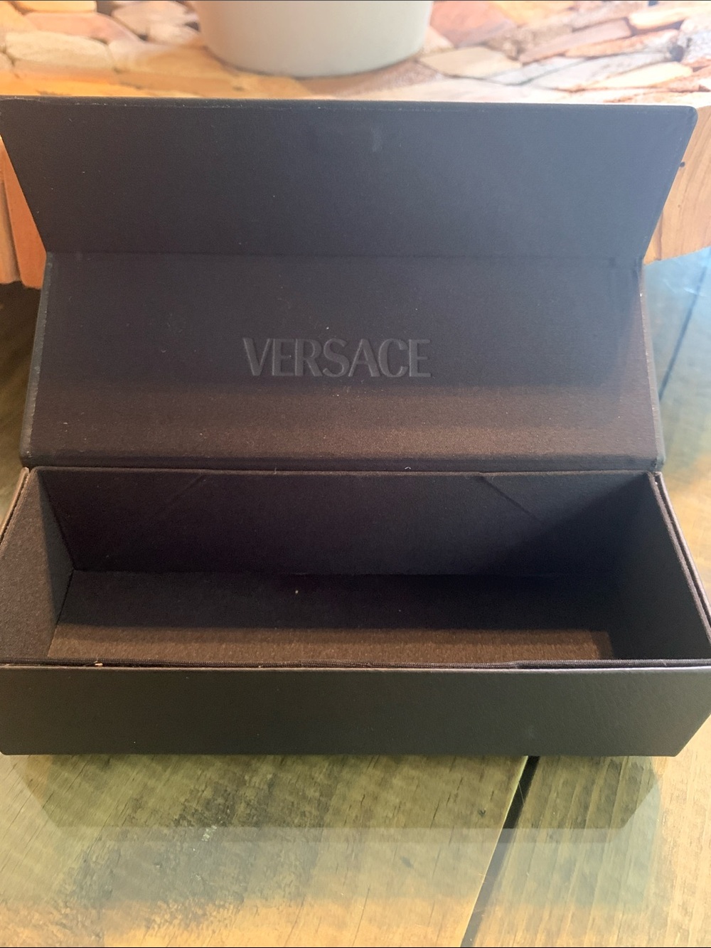 Versace Black VR/AR Accessory Box with Logo